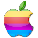 Apple Multicolore Icon 128x128 png